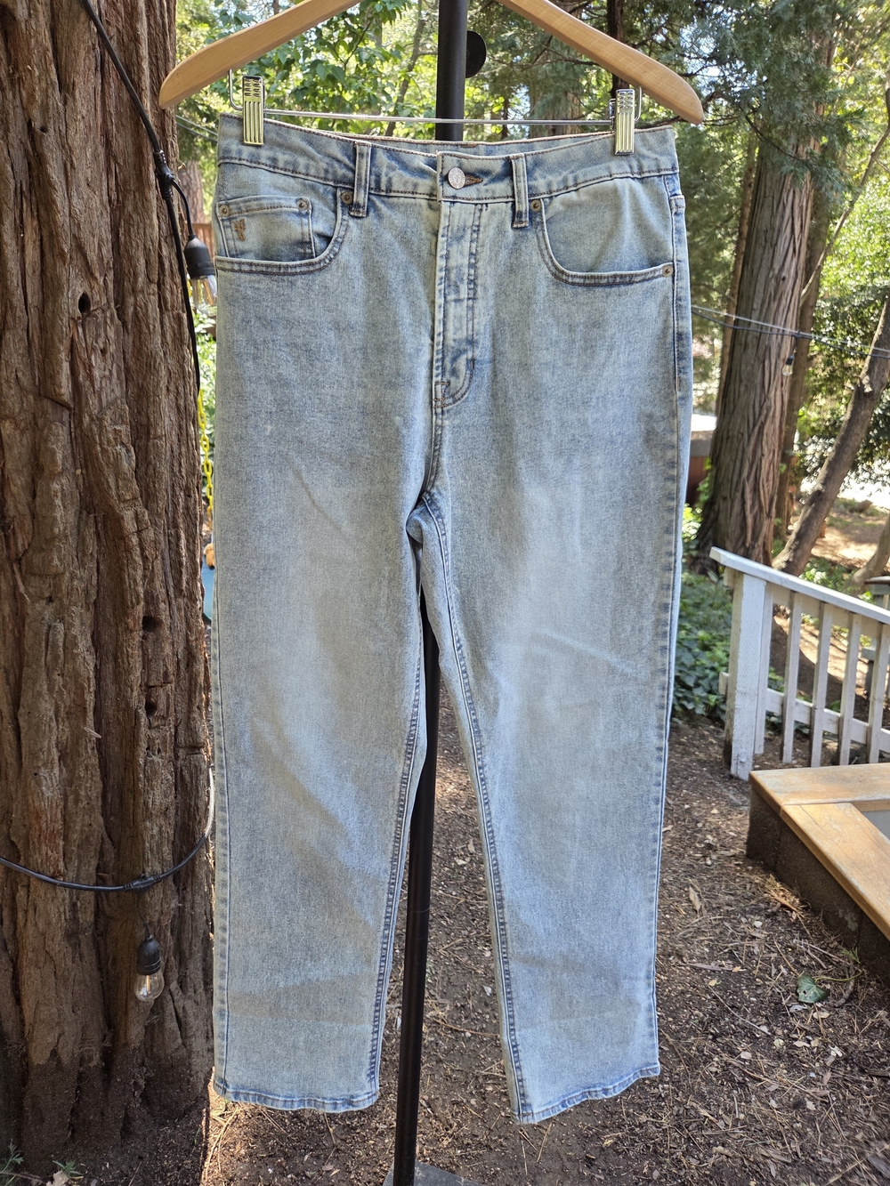 Frye Womens Classic Light Blue Jeans - Casual Straight Fit Size 6